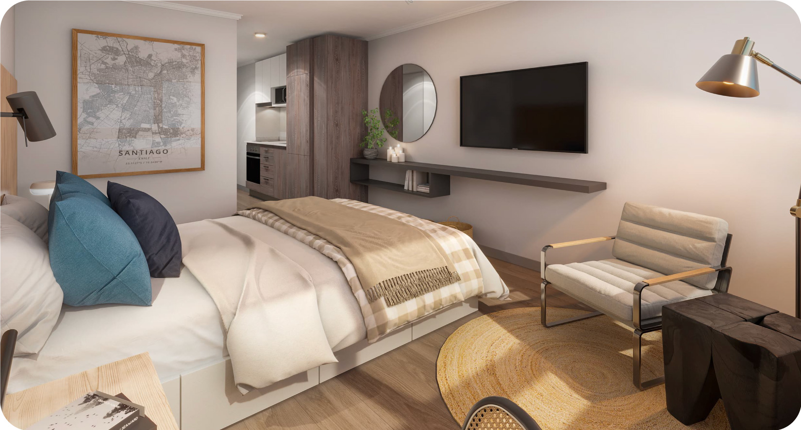 Departamento en venta en Santiago Centro